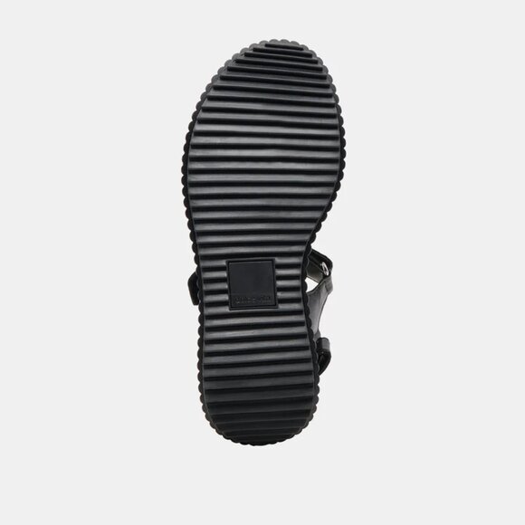 NEW DOLCE VITA Leather Debra Sandals midnight black for women 254 3M2T - Picture 11 of 13